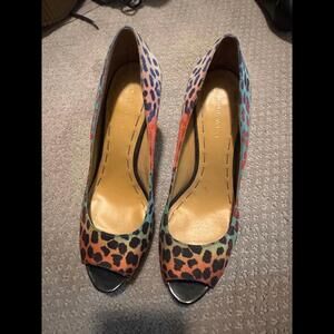 Nine West Colorful Leopard Heels